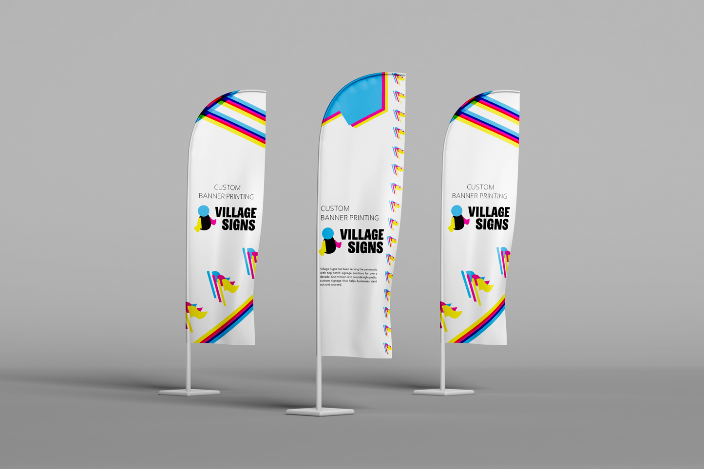 Angled Flag Banners